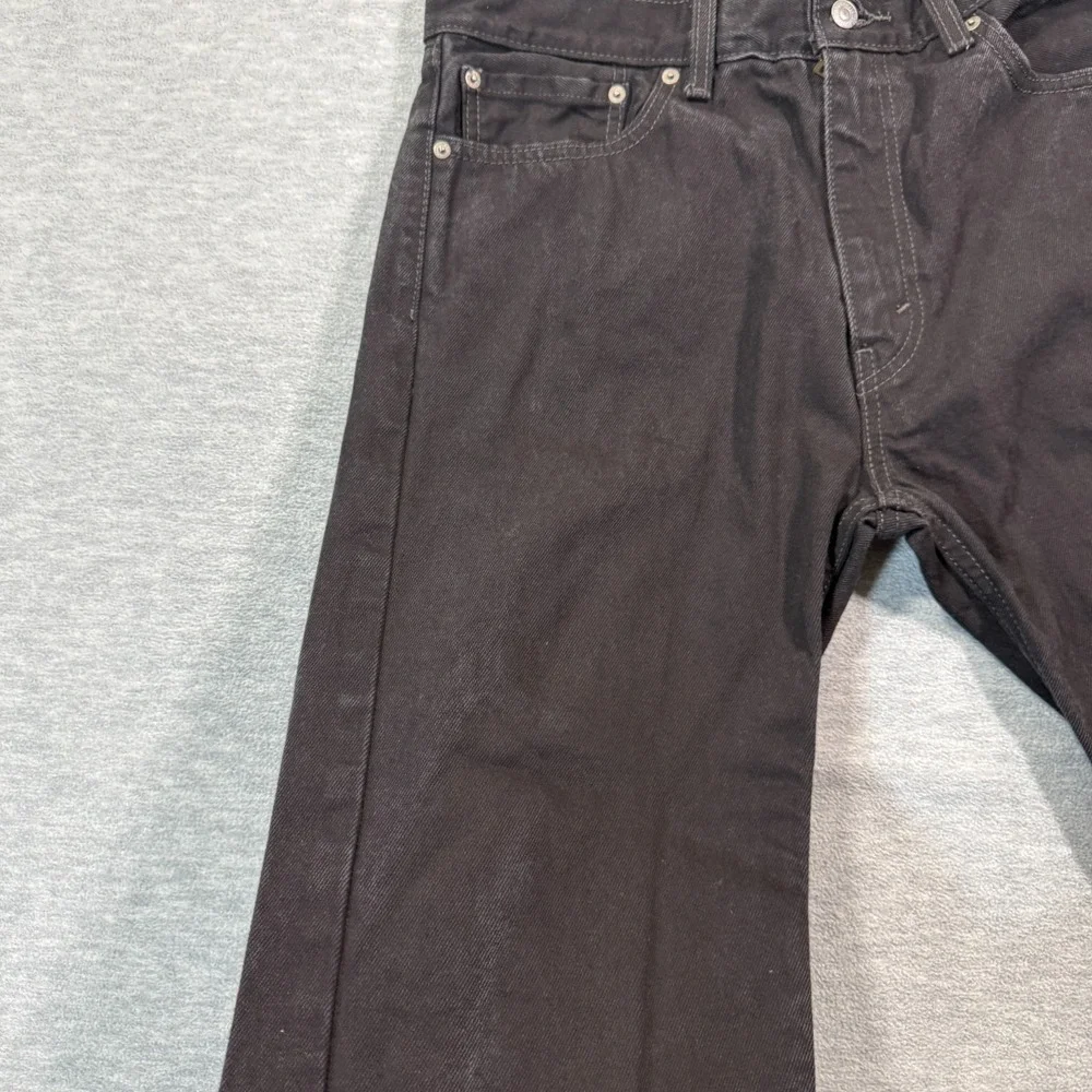 Levis 505 Jeans Mens 36x30 Black Regular‎ Straight Mid Rise Medium Wash